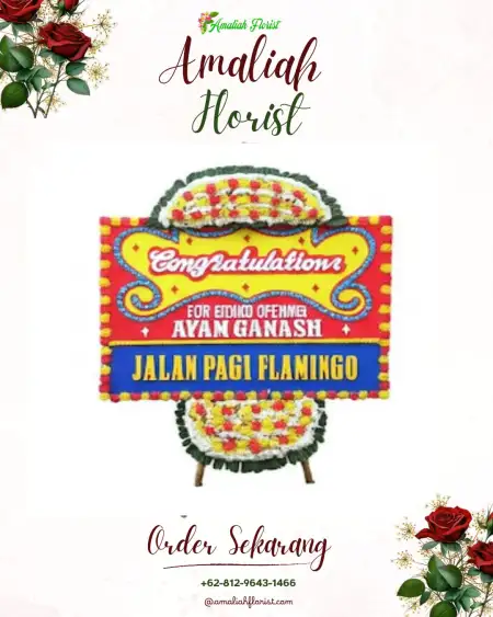 Sewa Papan Bunga Molas